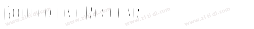 Boheld Five Regular字体转换 Boheld Five Regular字体转换
